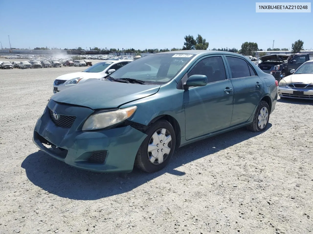 2010 Toyota Corolla Base VIN: 1NXBU4EE1AZ210248 Lot: 67981734