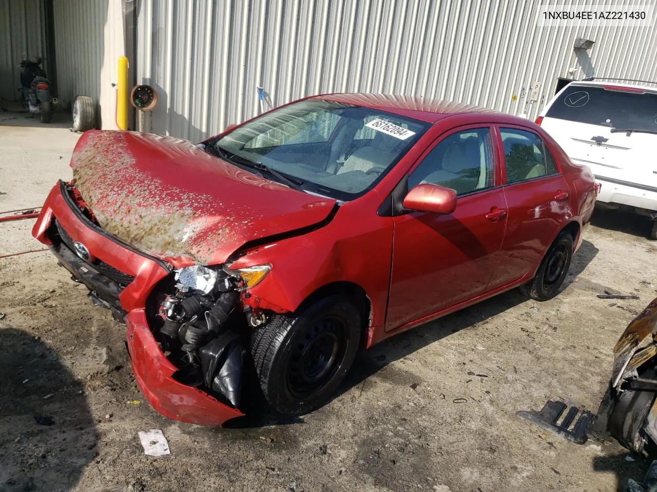 2010 Toyota Corolla Base VIN: 1NXBU4EE1AZ221430 Lot: 68162094