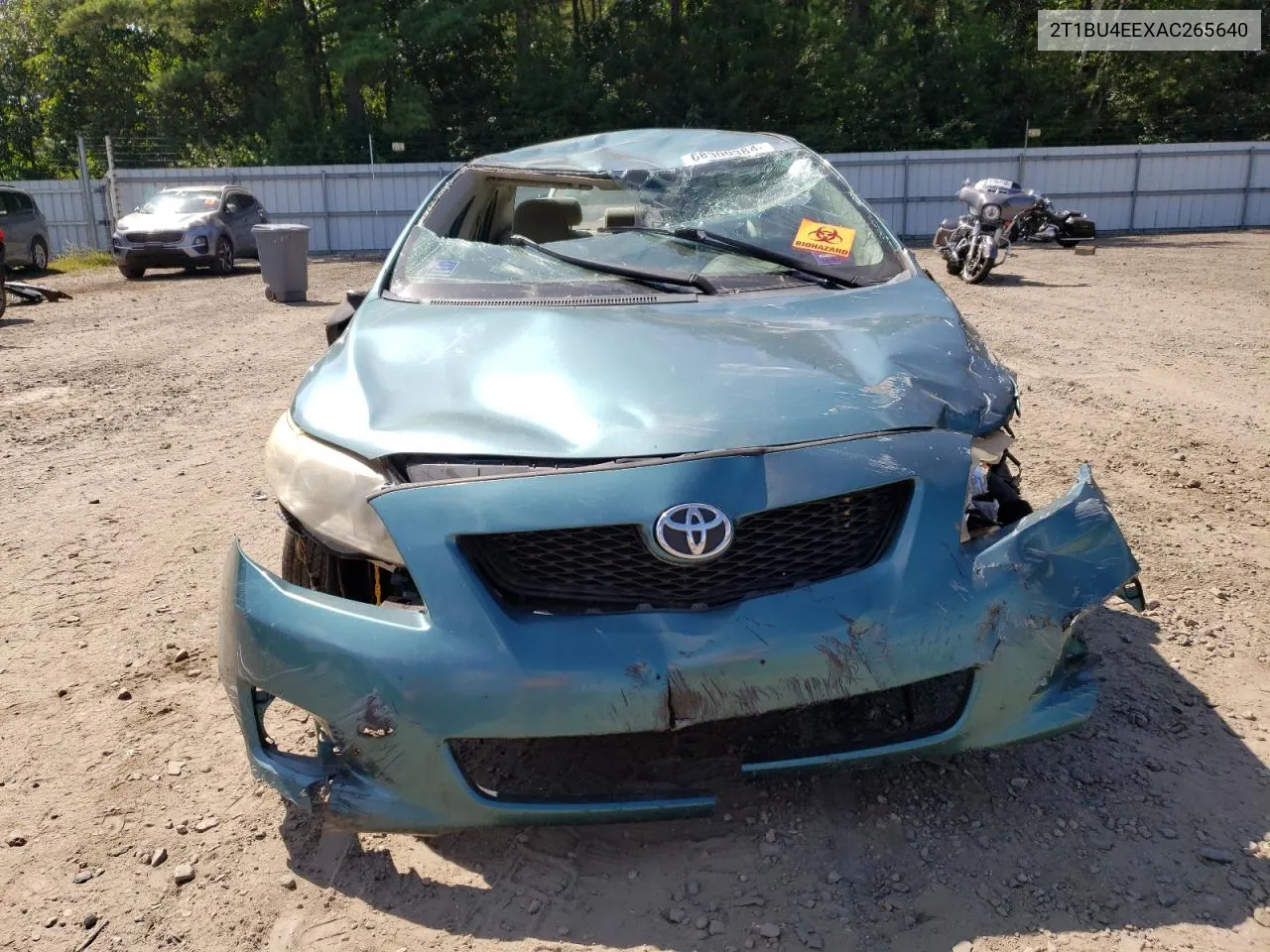 2010 Toyota Corolla Base VIN: 2T1BU4EEXAC265640 Lot: 68300384