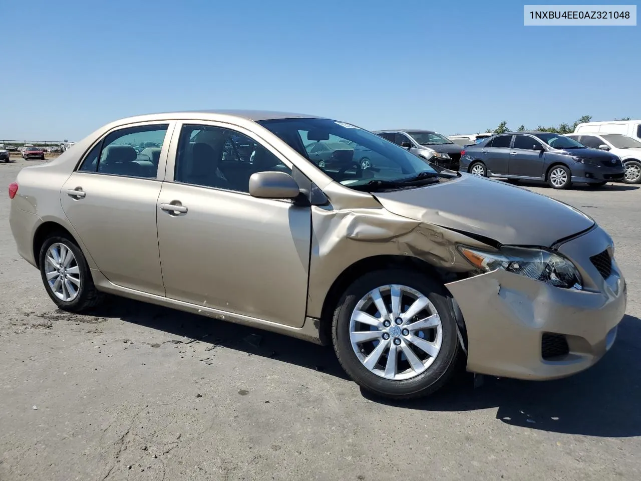 2010 Toyota Corolla Base VIN: 1NXBU4EE0AZ321048 Lot: 68310634