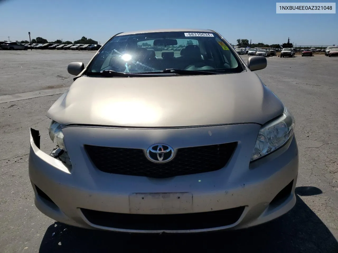 2010 Toyota Corolla Base VIN: 1NXBU4EE0AZ321048 Lot: 68310634