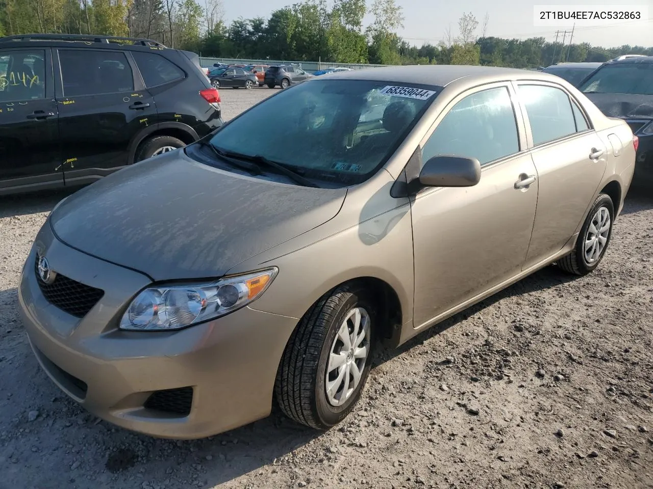 2010 Toyota Corolla Base VIN: 2T1BU4EE7AC532863 Lot: 68359044