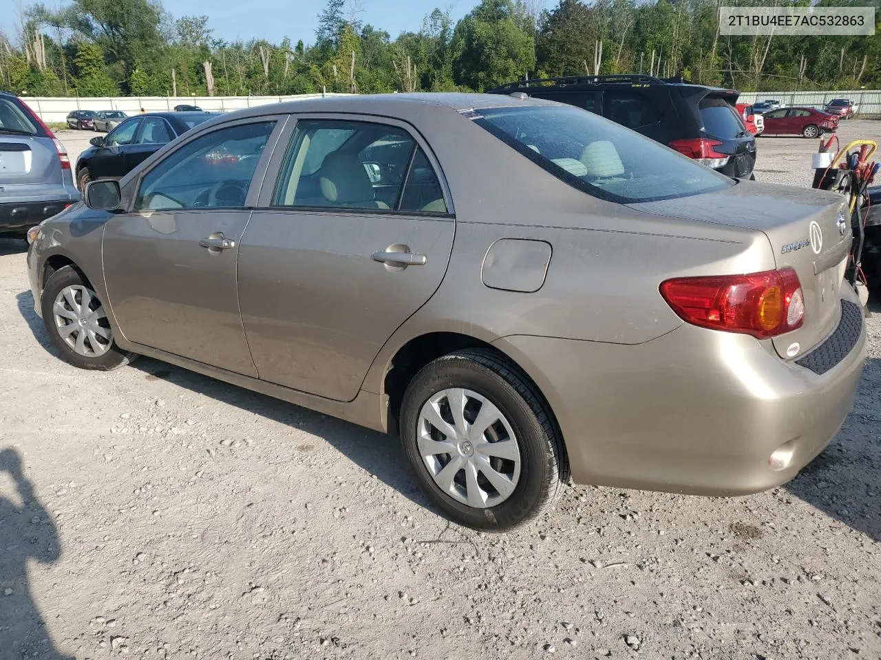 2010 Toyota Corolla Base VIN: 2T1BU4EE7AC532863 Lot: 68359044