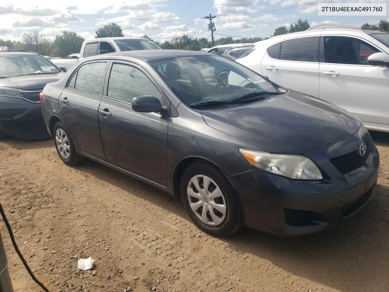 2010 Toyota Corolla Base VIN: 2T1BU4EEXAC491760 Lot: 68505514