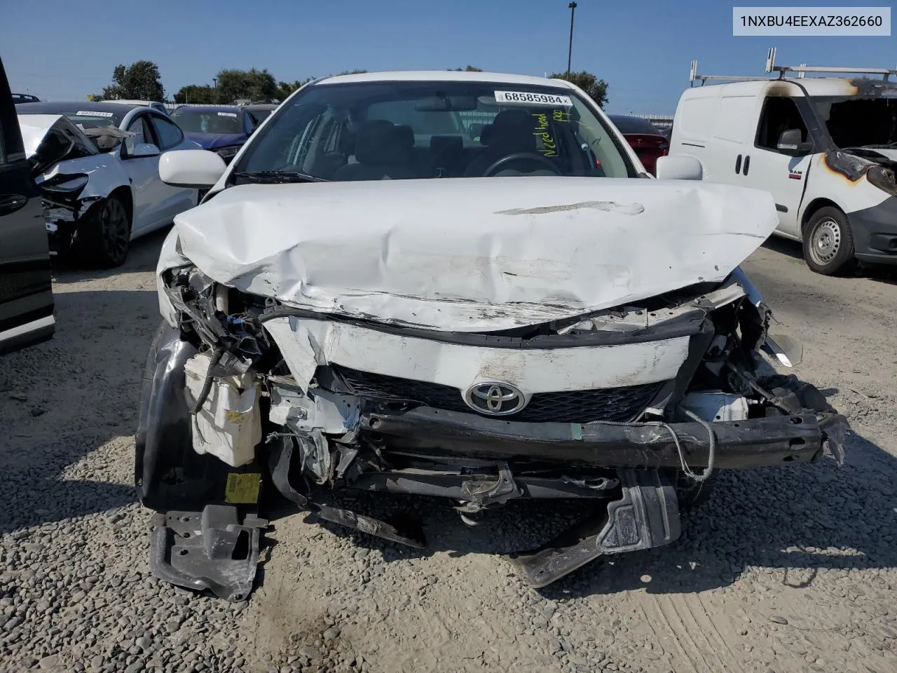 2010 Toyota Corolla Base VIN: 1NXBU4EEXAZ362660 Lot: 68585984