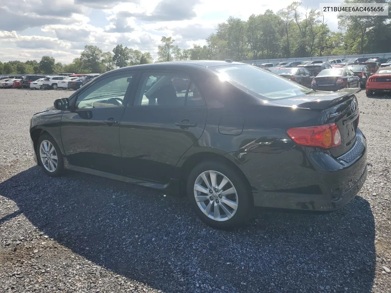 2010 Toyota Corolla Base VIN: 2T1BU4EE6AC465656 Lot: 68664424