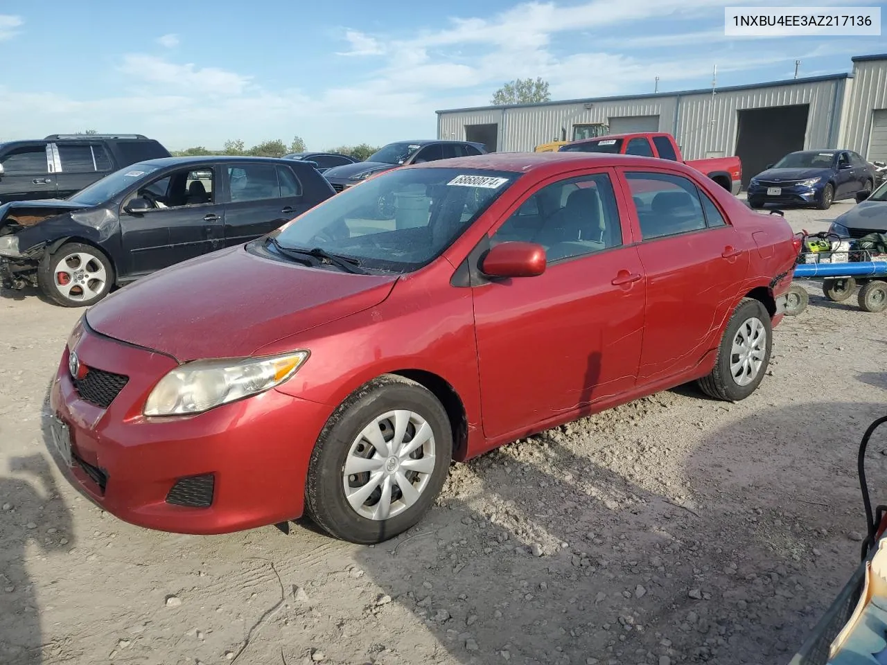 1NXBU4EE3AZ217136 2010 Toyota Corolla Base