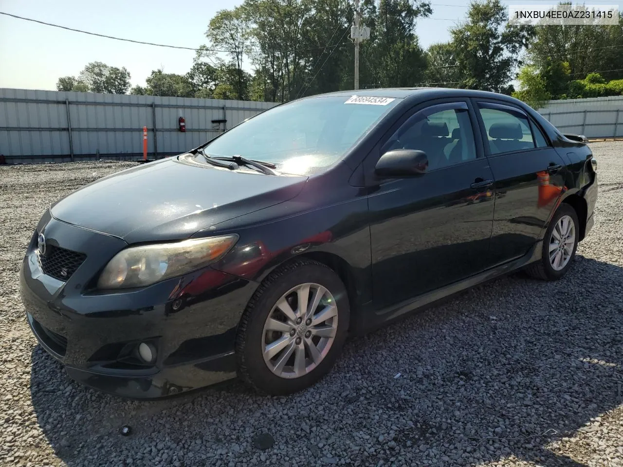 2010 Toyota Corolla Base VIN: 1NXBU4EE0AZ231415 Lot: 68694534