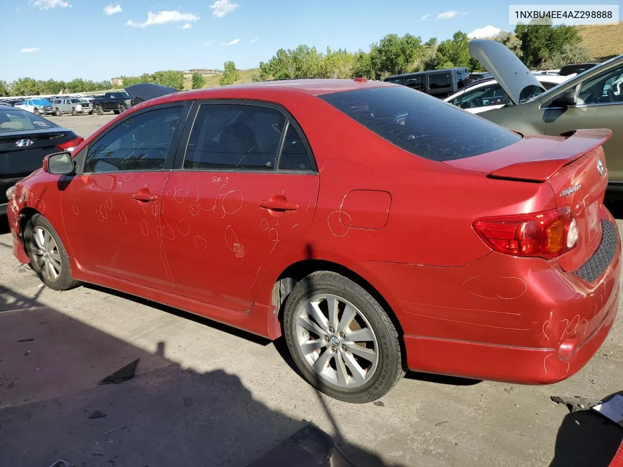 2010 Toyota Corolla Base VIN: 1NXBU4EE4AZ298888 Lot: 69023714