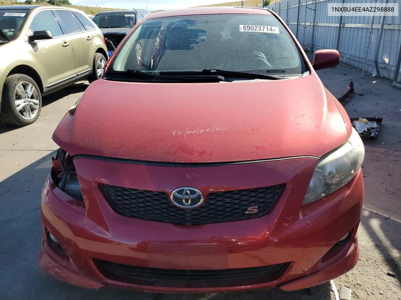 2010 Toyota Corolla Base VIN: 1NXBU4EE4AZ298888 Lot: 69023714