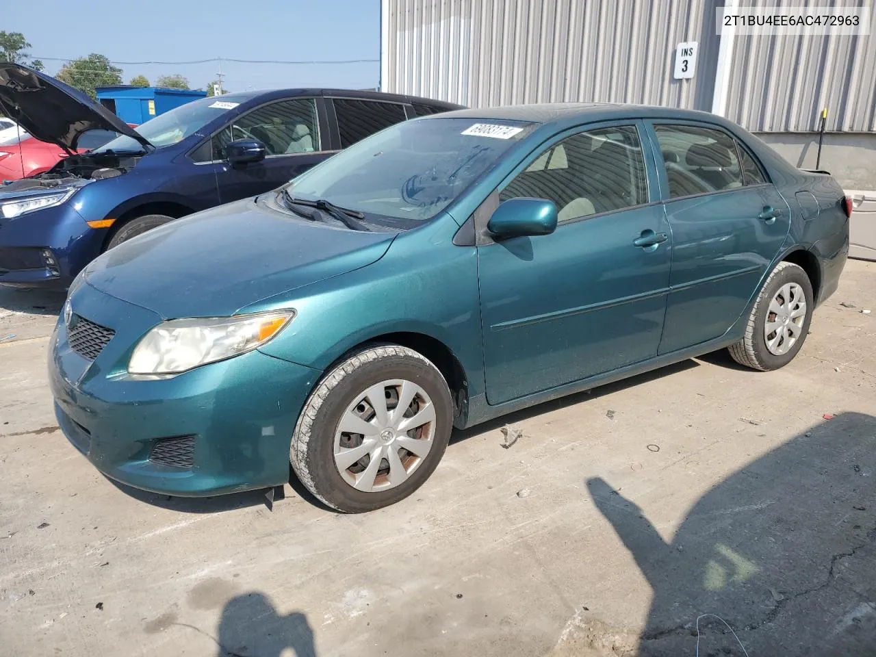 2010 Toyota Corolla Base VIN: 2T1BU4EE6AC472963 Lot: 69083174