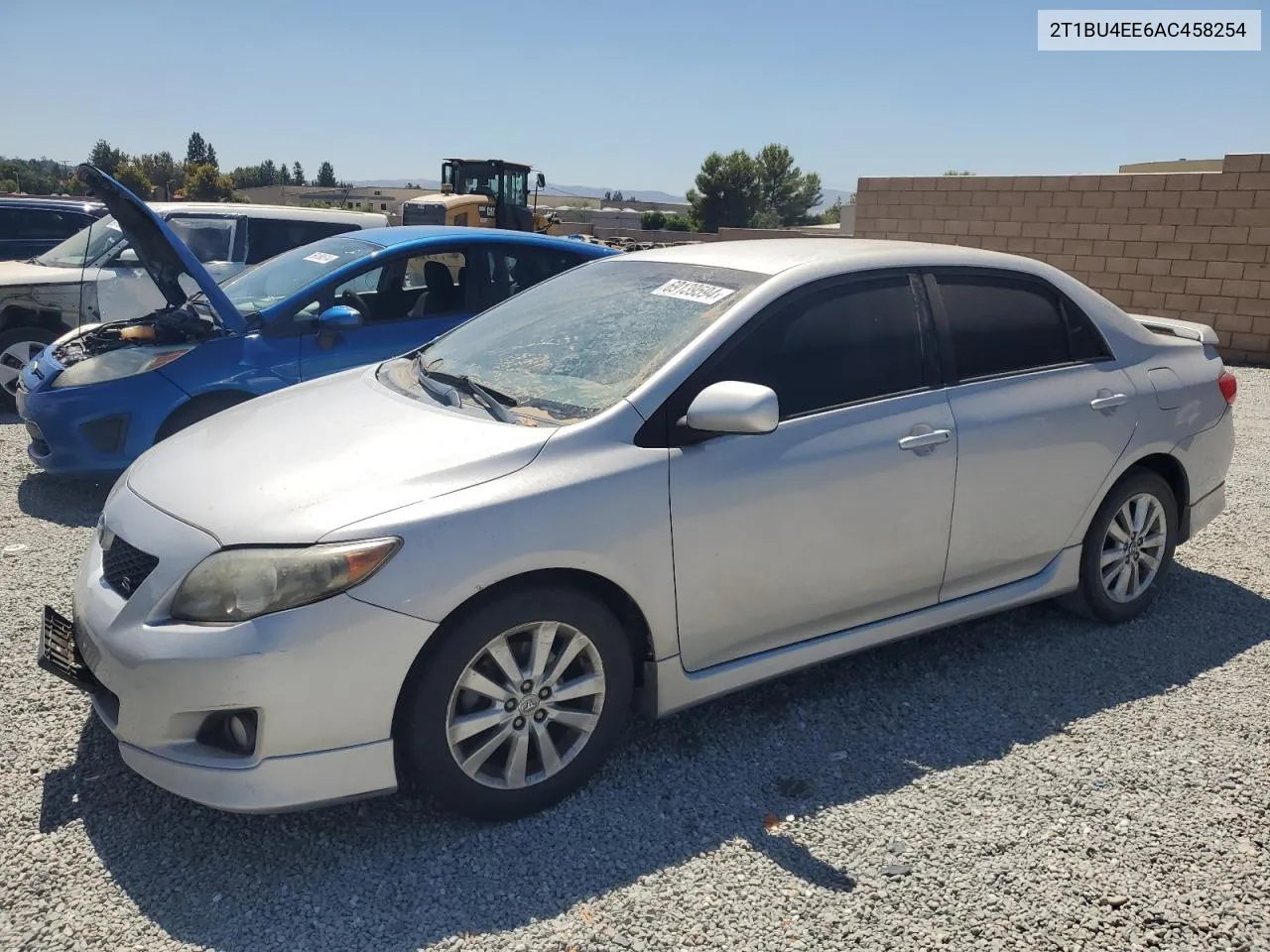 2010 Toyota Corolla Base VIN: 2T1BU4EE6AC458254 Lot: 69139594