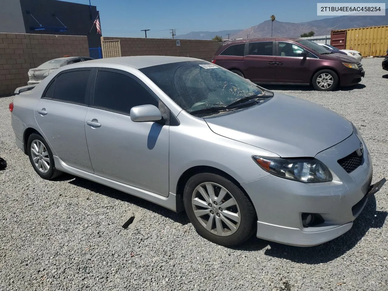 2010 Toyota Corolla Base VIN: 2T1BU4EE6AC458254 Lot: 69139594