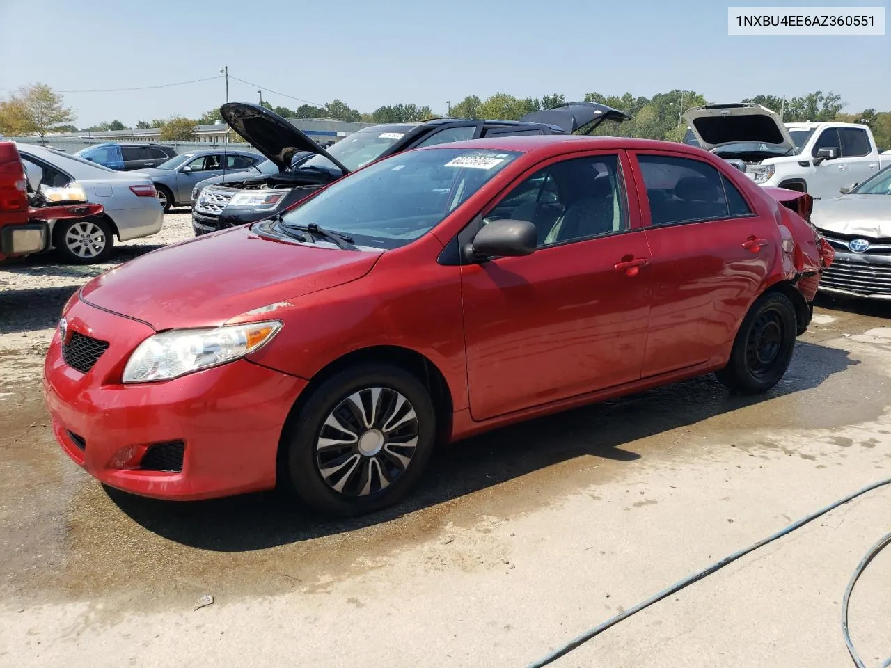 2010 Toyota Corolla Base VIN: 1NXBU4EE6AZ360551 Lot: 69236004