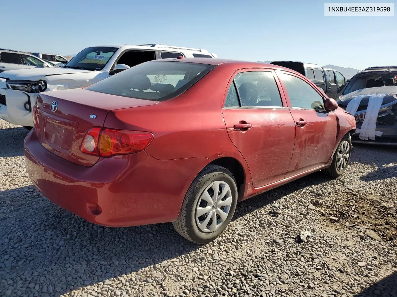 2010 Toyota Corolla Base VIN: 1NXBU4EE3AZ319598 Lot: 69243834