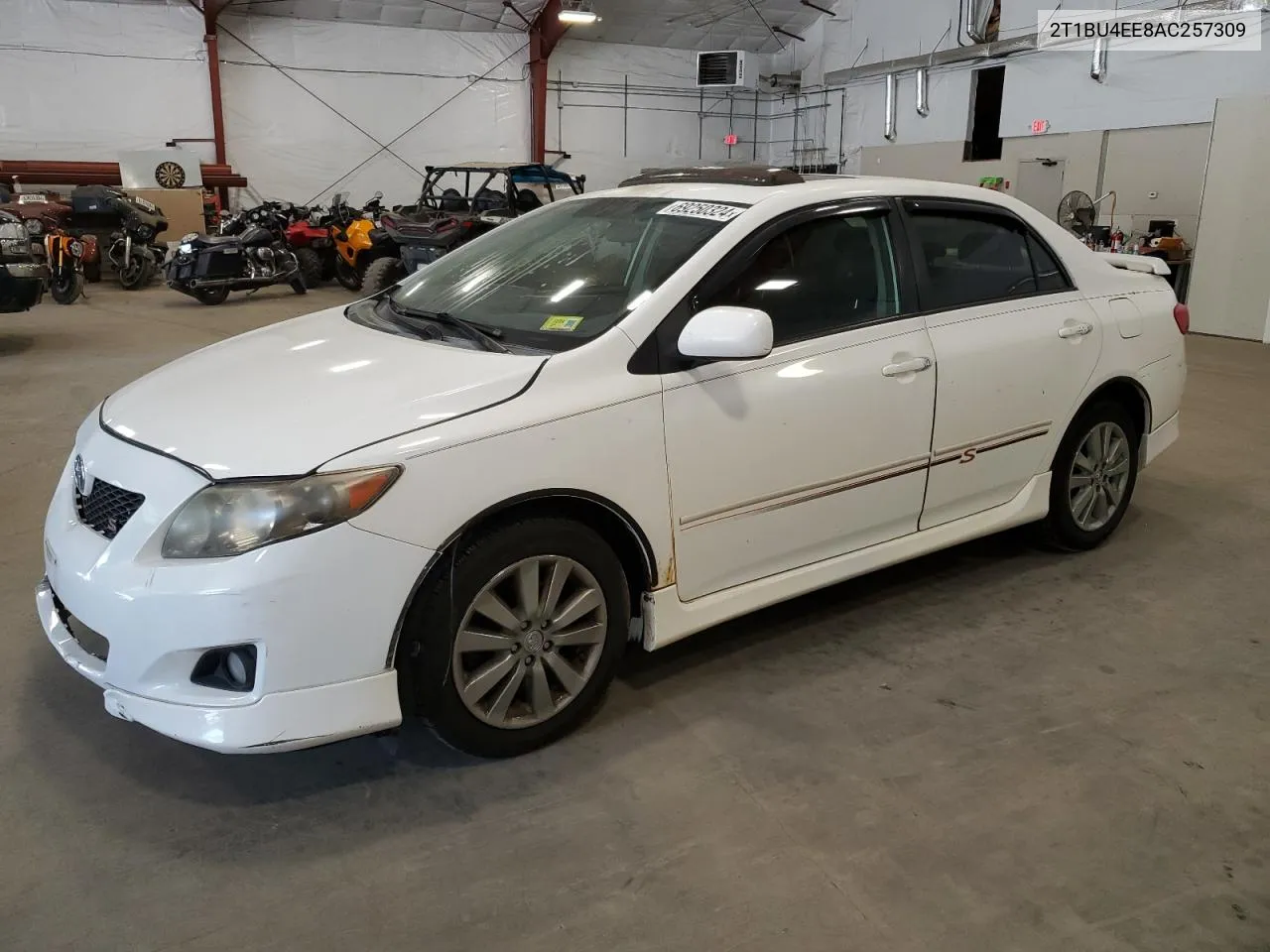 2010 Toyota Corolla Base VIN: 2T1BU4EE8AC257309 Lot: 69250324