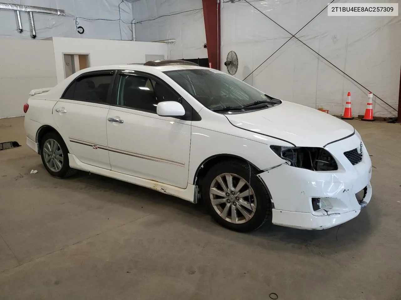 2010 Toyota Corolla Base VIN: 2T1BU4EE8AC257309 Lot: 69250324