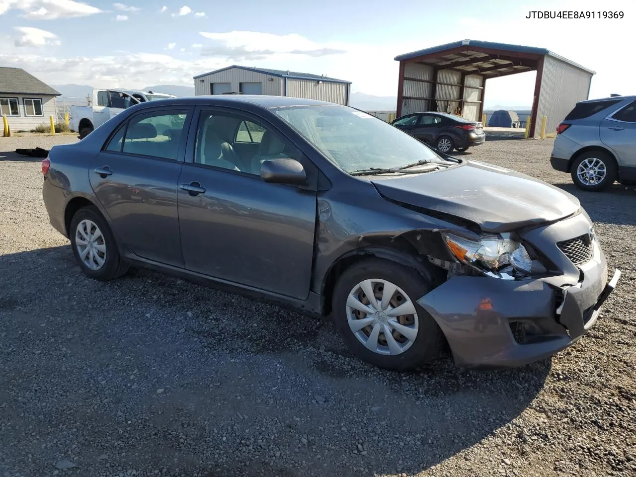 2010 Toyota Corolla Base VIN: JTDBU4EE8A9119369 Lot: 69297614