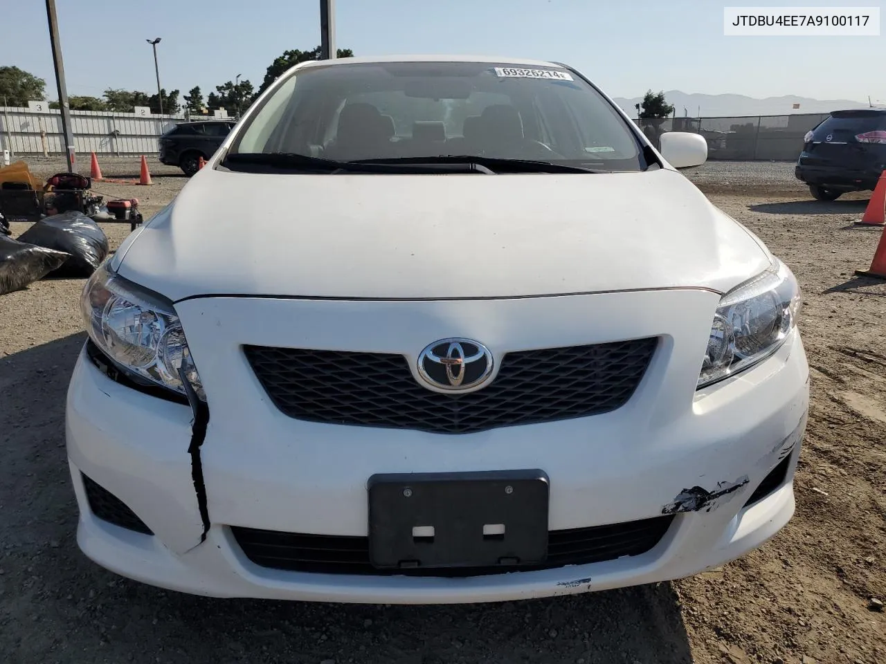 2010 Toyota Corolla Base VIN: JTDBU4EE7A9100117 Lot: 69326214