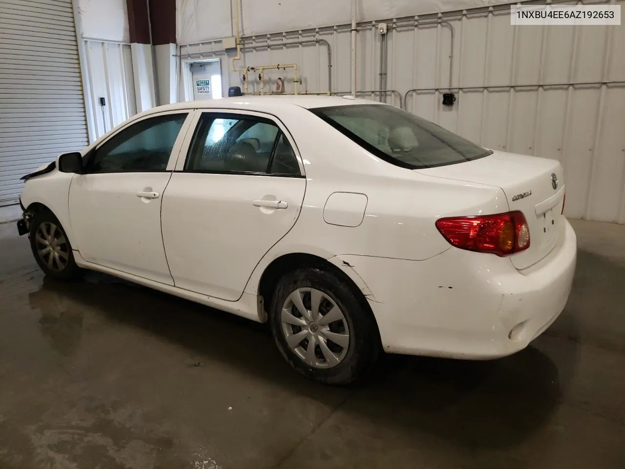 2010 Toyota Corolla Base VIN: 1NXBU4EE6AZ192653 Lot: 69375384