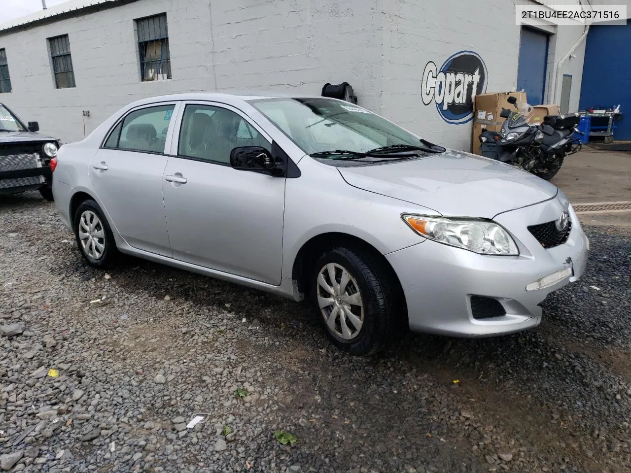 2010 Toyota Corolla Base VIN: 2T1BU4EE2AC371516 Lot: 69442564