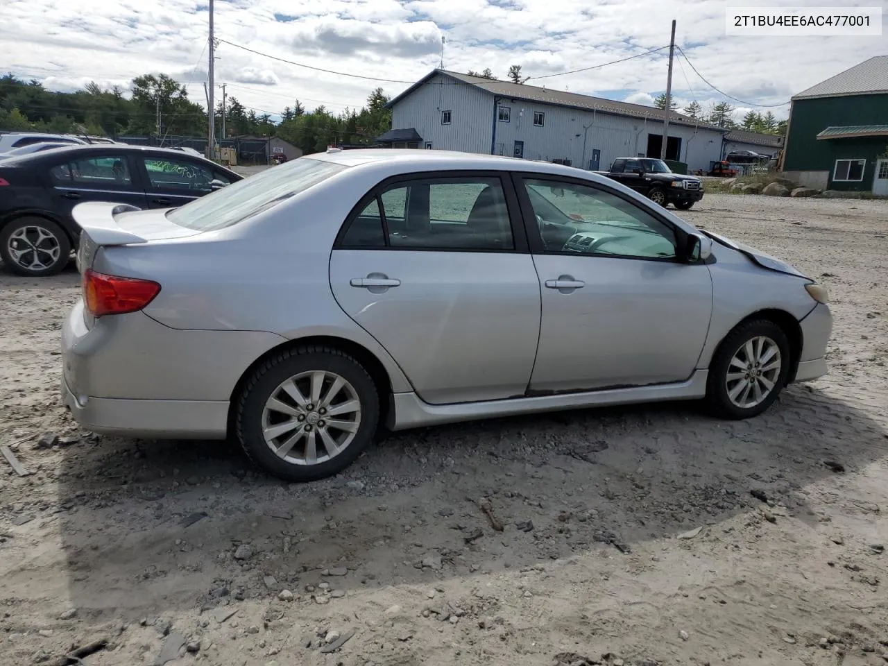 2010 Toyota Corolla Base VIN: 2T1BU4EE6AC477001 Lot: 69514524