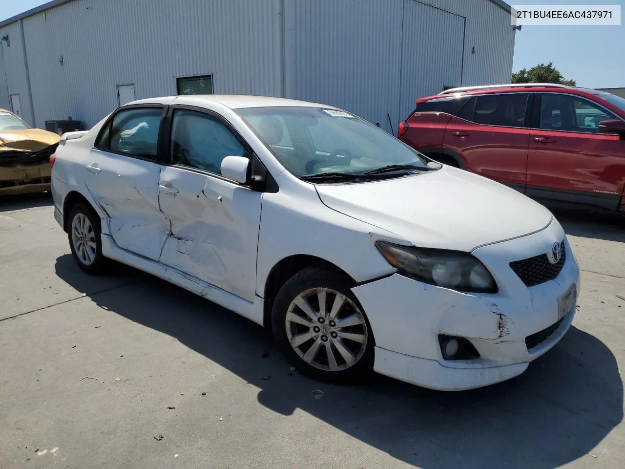 2010 Toyota Corolla Base VIN: 2T1BU4EE6AC437971 Lot: 69660024