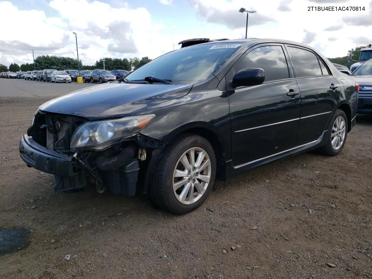 2010 Toyota Corolla Base VIN: 2T1BU4EE1AC470814 Lot: 69902004