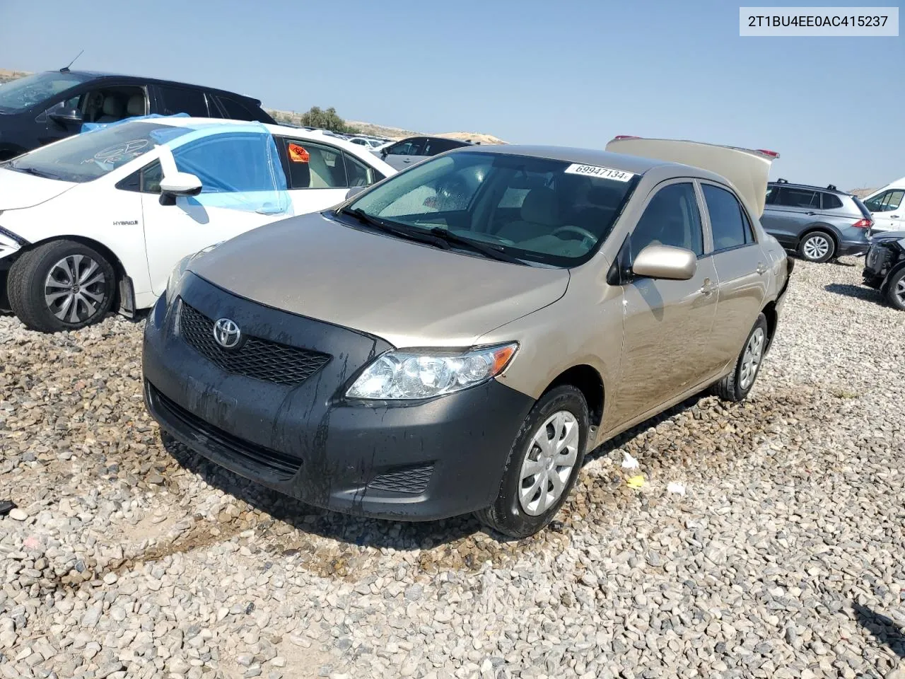 2010 Toyota Corolla Base VIN: 2T1BU4EE0AC415237 Lot: 69947134