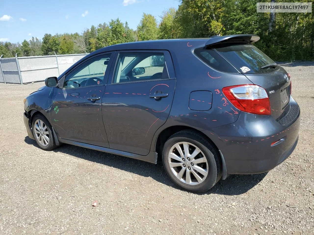 2010 Toyota Corolla Matrix VIN: 2T1KU4EE8AC197497 Lot: 69949334