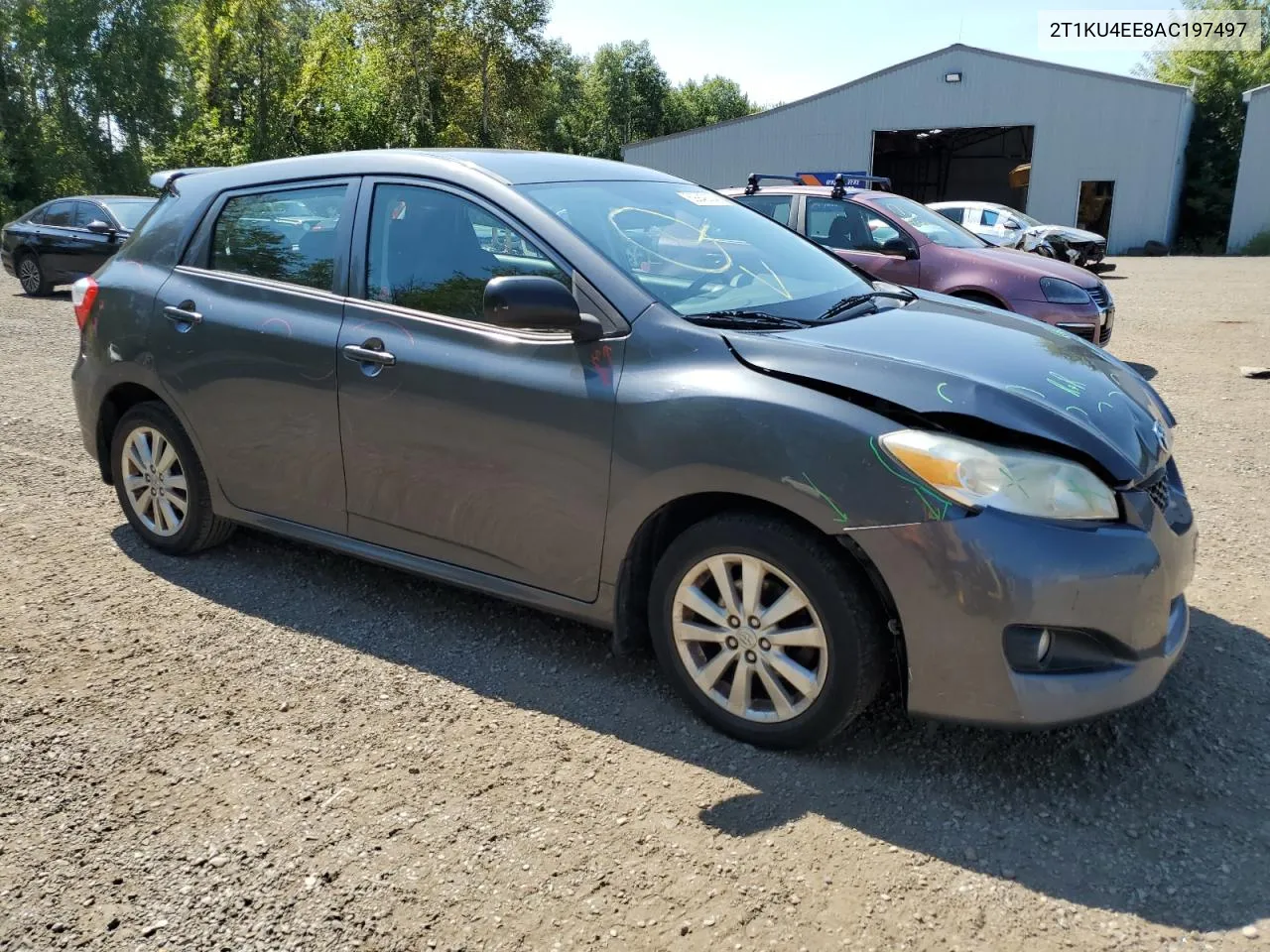 2010 Toyota Corolla Matrix VIN: 2T1KU4EE8AC197497 Lot: 69949334