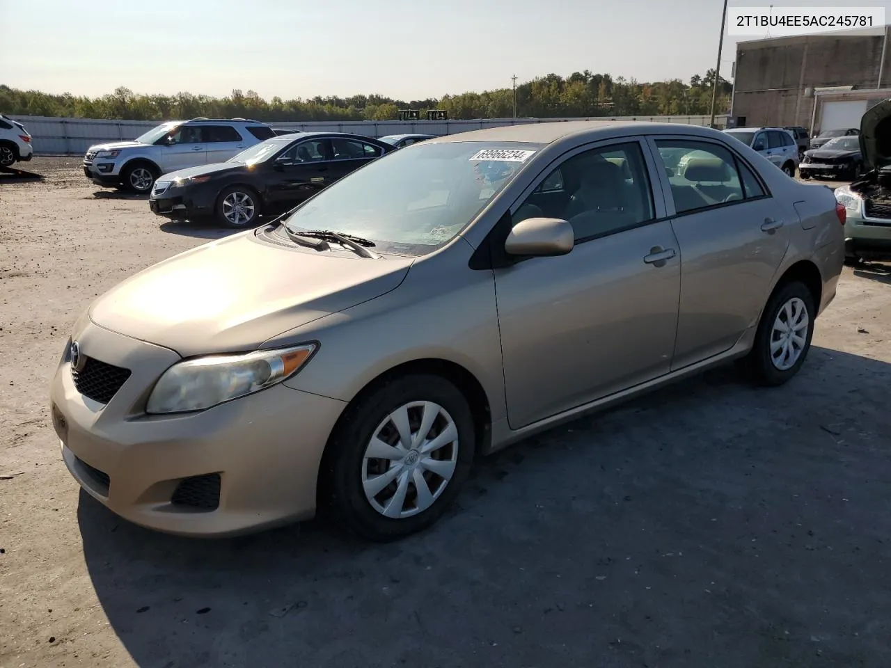 2010 Toyota Corolla Base VIN: 2T1BU4EE5AC245781 Lot: 69966234