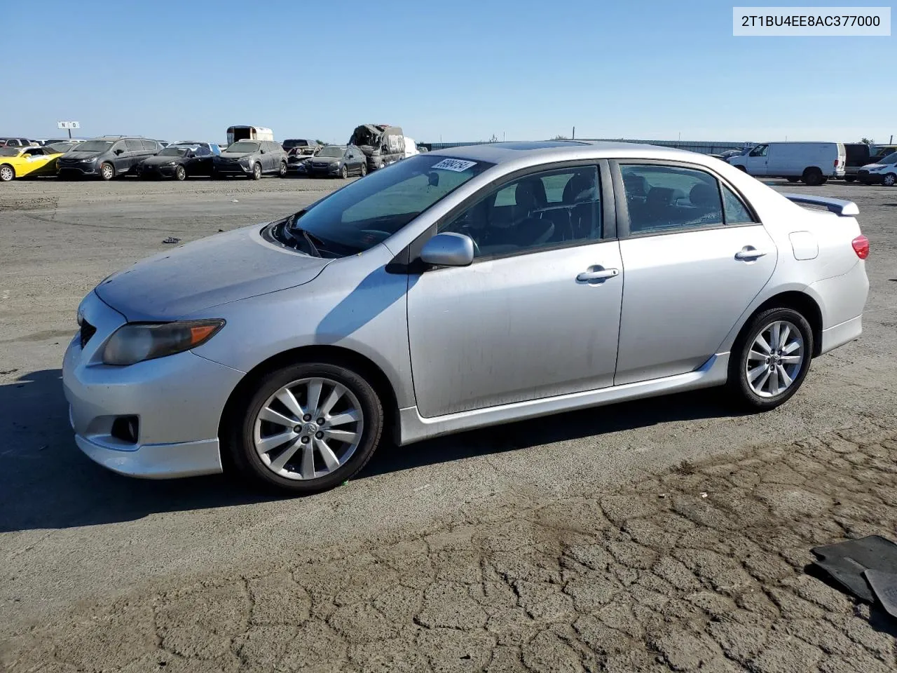 2010 Toyota Corolla Base VIN: 2T1BU4EE8AC377000 Lot: 69984154