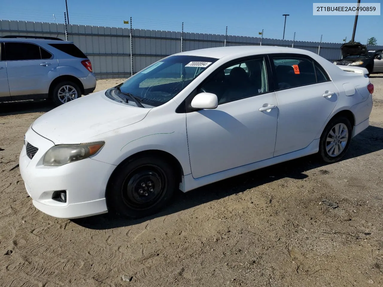 2010 Toyota Corolla Base VIN: 2T1BU4EE2AC490859 Lot: 70000894