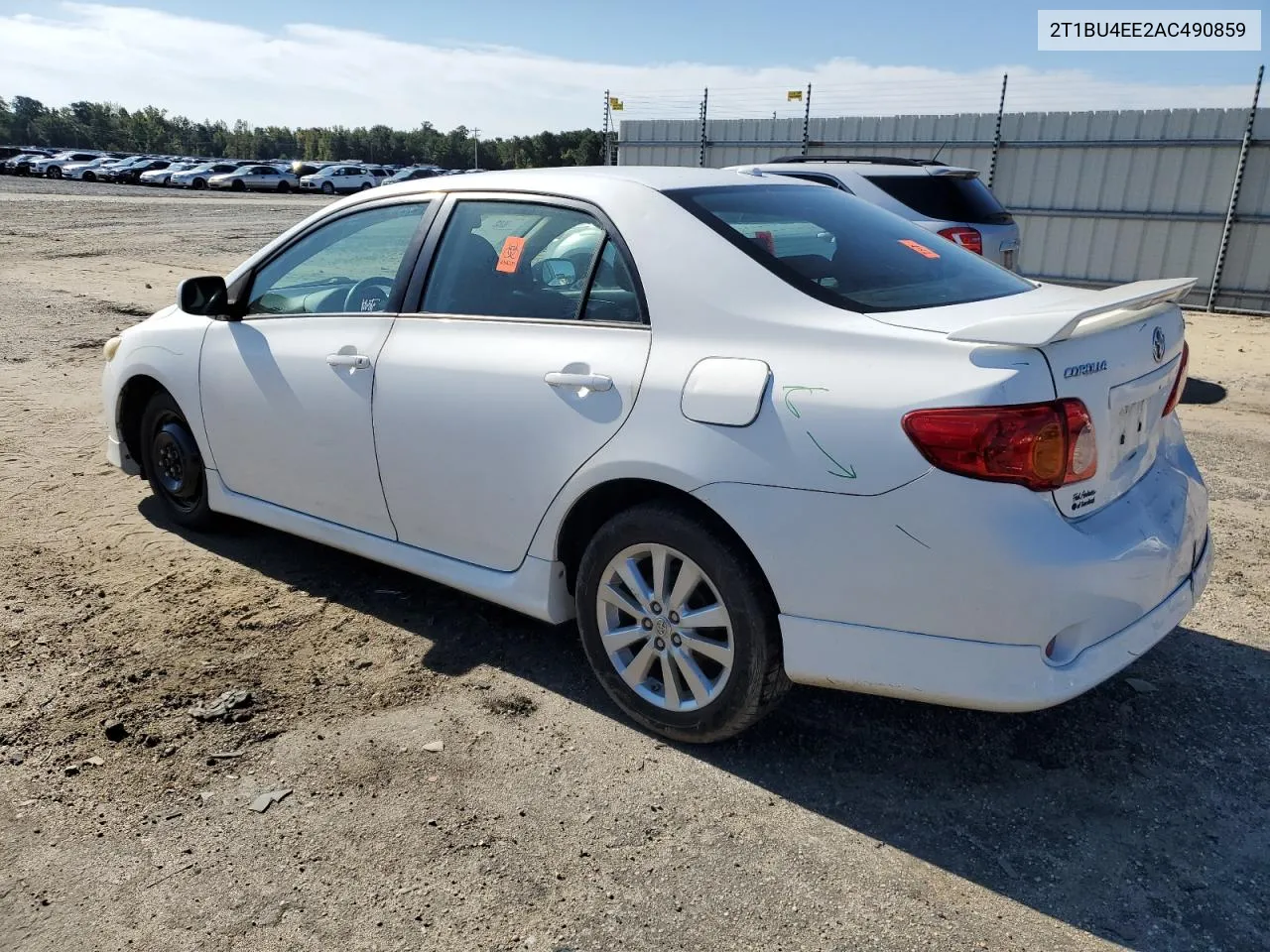 2010 Toyota Corolla Base VIN: 2T1BU4EE2AC490859 Lot: 70000894