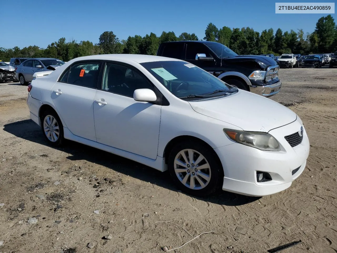 2010 Toyota Corolla Base VIN: 2T1BU4EE2AC490859 Lot: 70000894