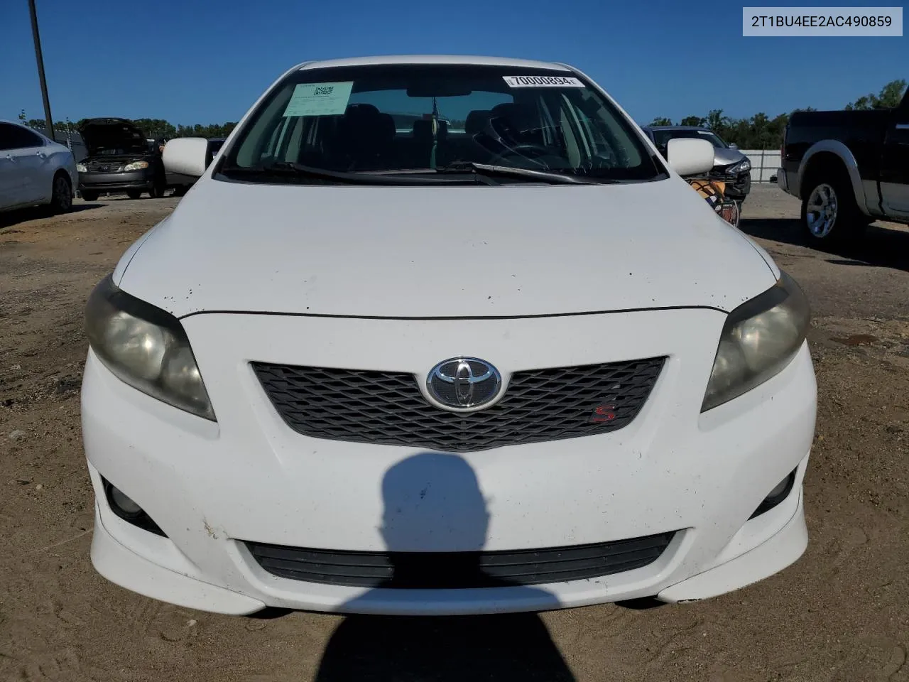 2010 Toyota Corolla Base VIN: 2T1BU4EE2AC490859 Lot: 70000894