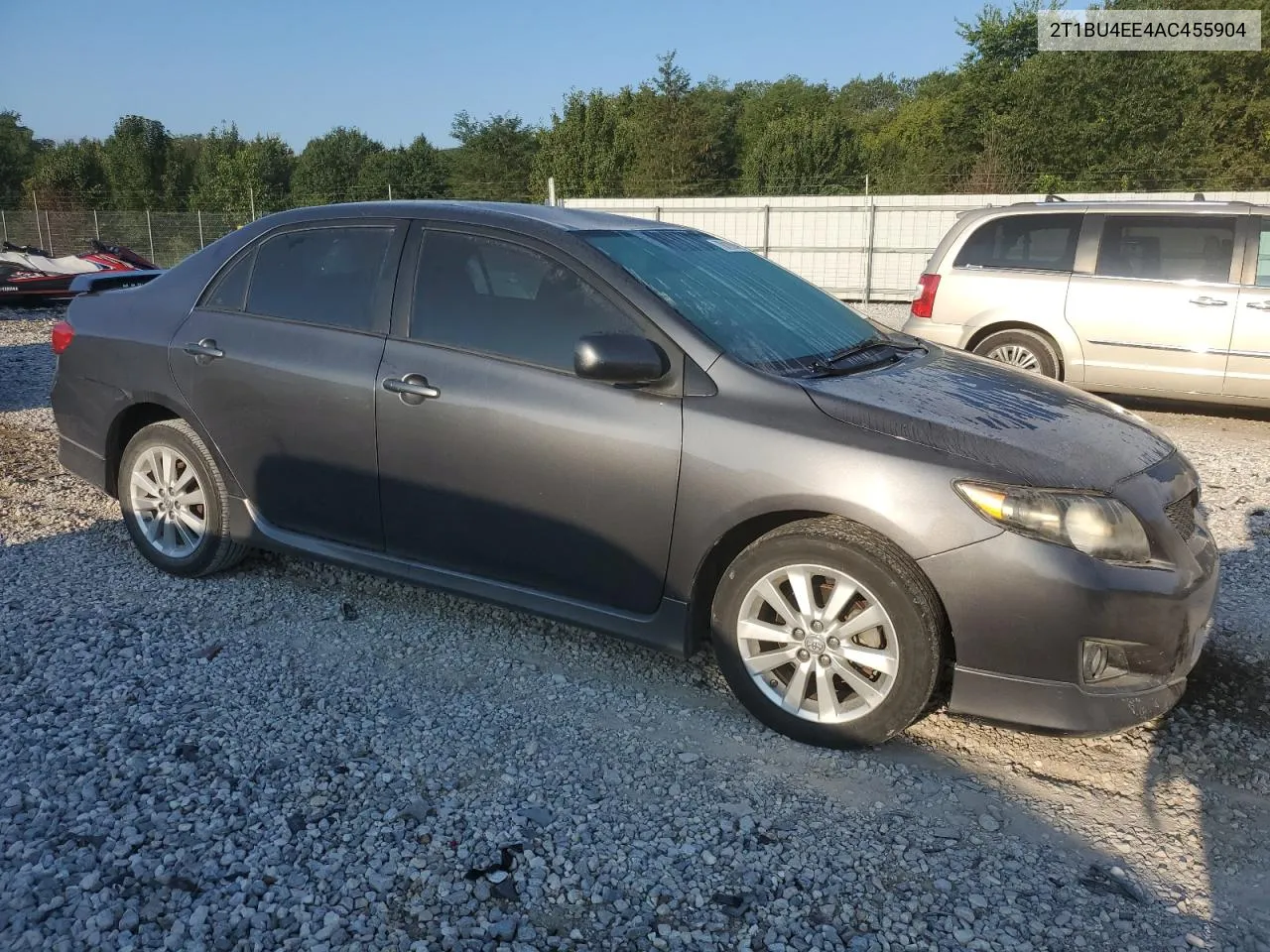 2010 Toyota Corolla Base VIN: 2T1BU4EE4AC455904 Lot: 70018294