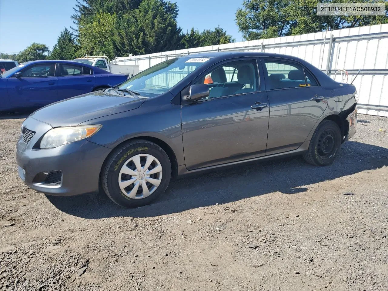 2010 Toyota Corolla Base VIN: 2T1BU4EE1AC508932 Lot: 70068034