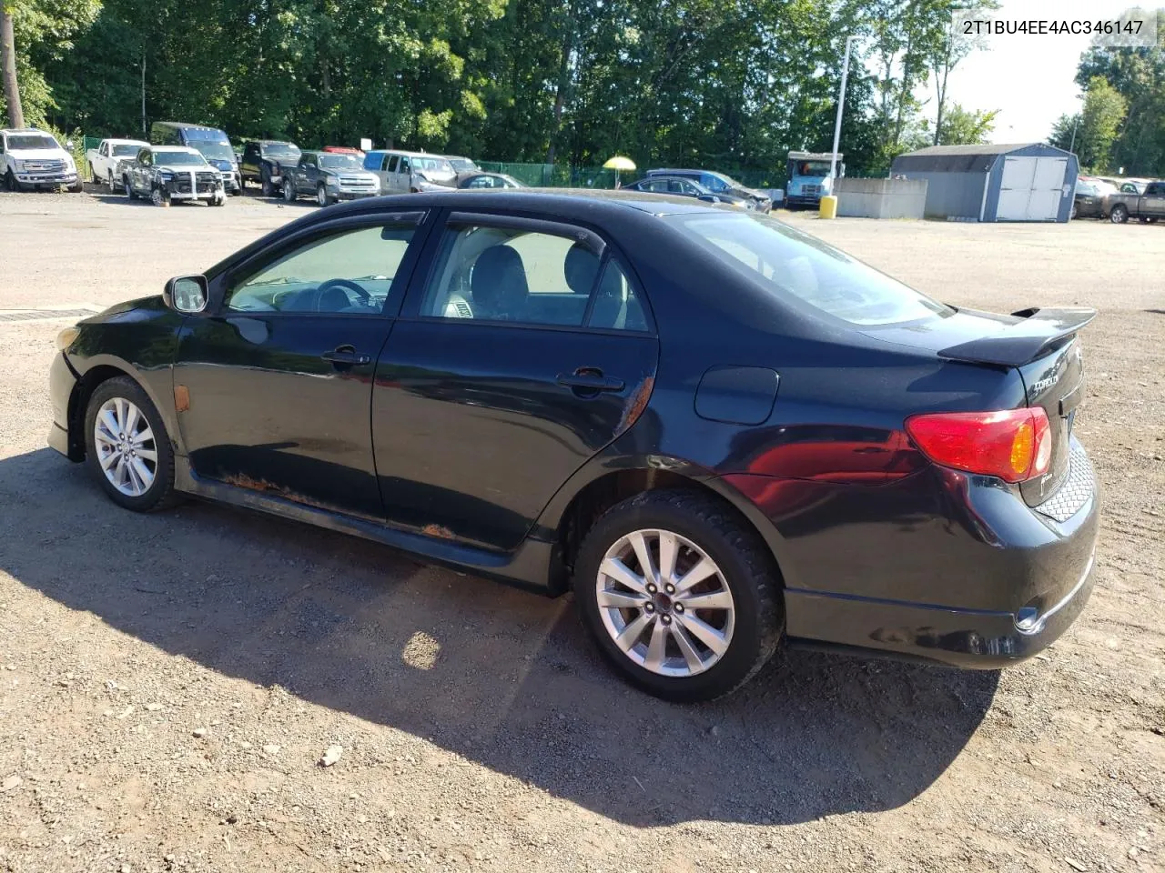 2010 Toyota Corolla Base VIN: 2T1BU4EE4AC346147 Lot: 70167364