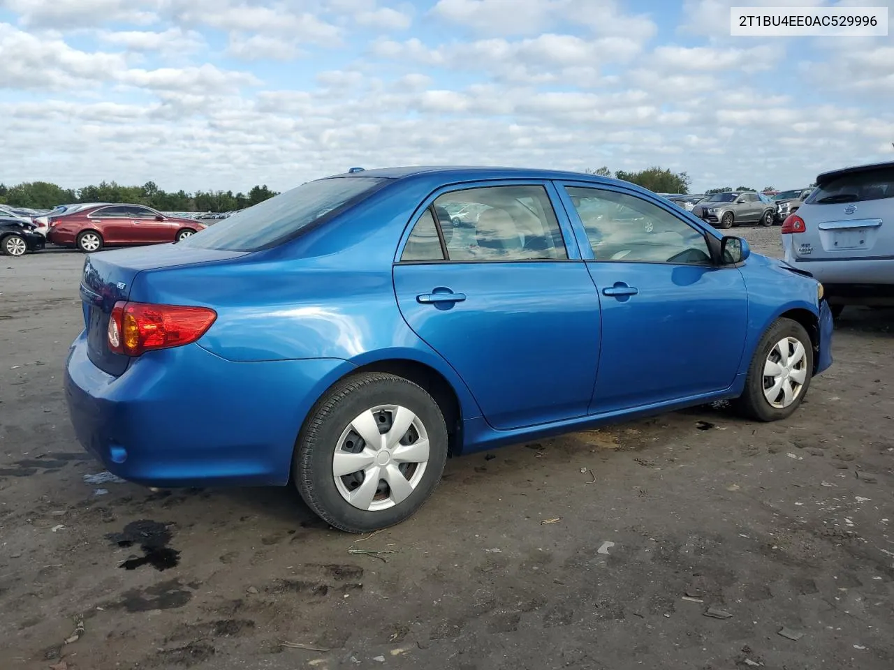 2010 Toyota Corolla Base VIN: 2T1BU4EE0AC529996 Lot: 70272164