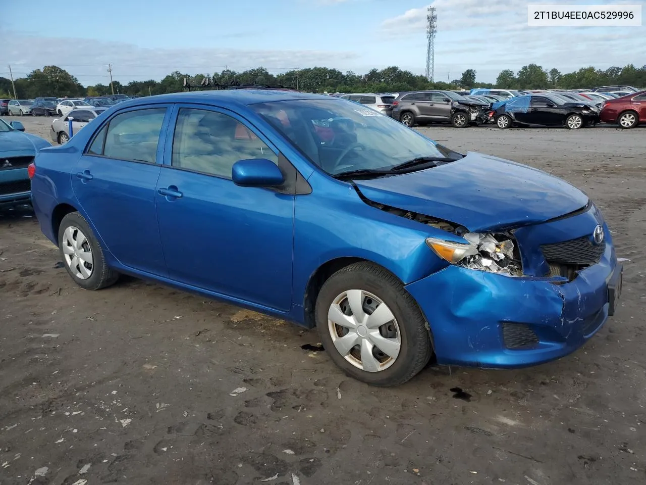 2010 Toyota Corolla Base VIN: 2T1BU4EE0AC529996 Lot: 70272164