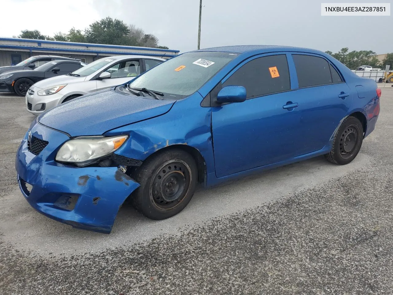 2010 Toyota Corolla Base VIN: 1NXBU4EE3AZ287851 Lot: 70386584