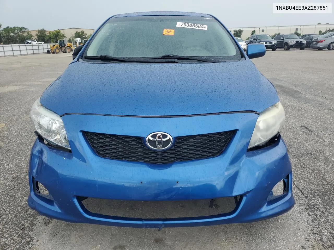 2010 Toyota Corolla Base VIN: 1NXBU4EE3AZ287851 Lot: 70386584