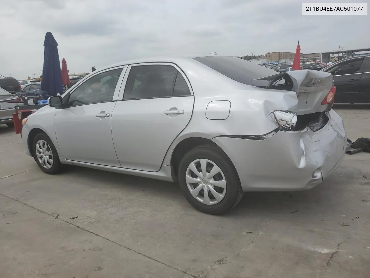 2010 Toyota Corolla Base VIN: 2T1BU4EE7AC501077 Lot: 70403414