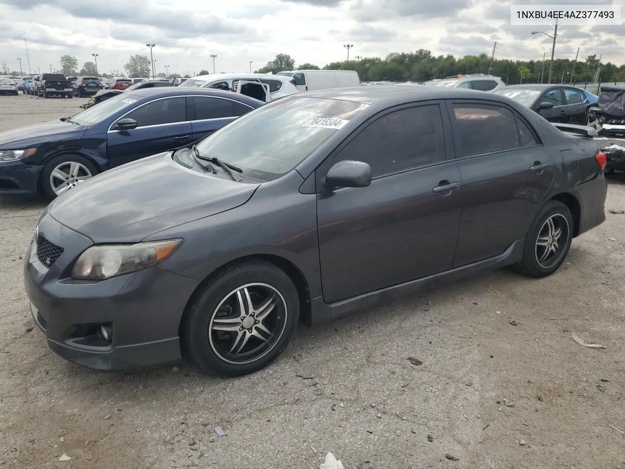 2010 Toyota Corolla Base VIN: 1NXBU4EE4AZ377493 Lot: 70415504