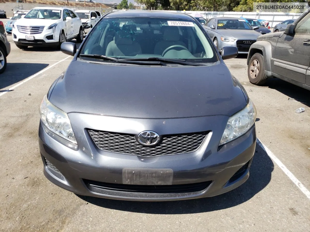 2010 Toyota Corolla Base VIN: 2T1BU4EE0AC441028 Lot: 70519804