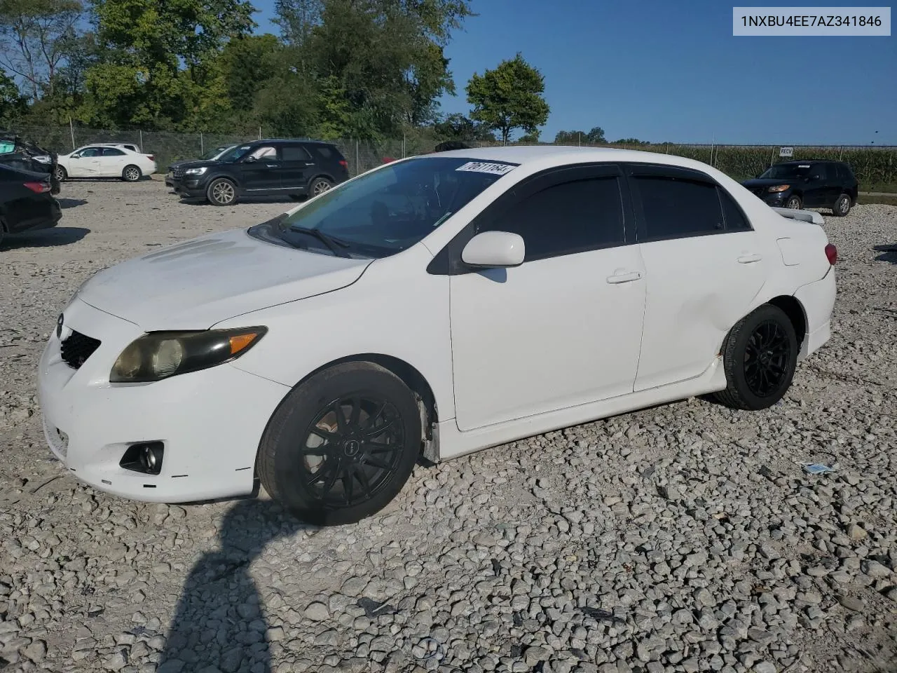 2010 Toyota Corolla Base VIN: 1NXBU4EE7AZ341846 Lot: 70611164