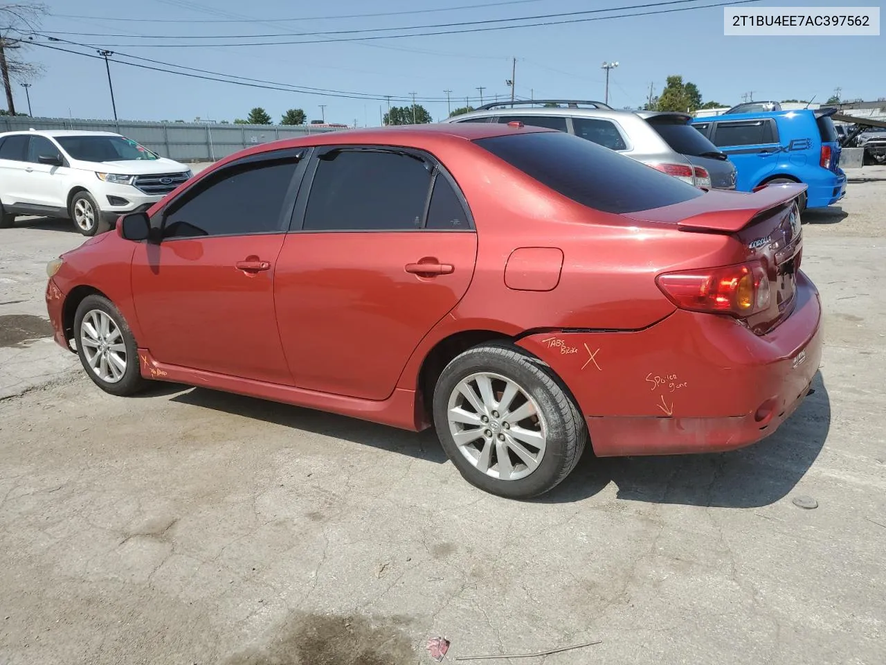 2010 Toyota Corolla Base VIN: 2T1BU4EE7AC397562 Lot: 70661214