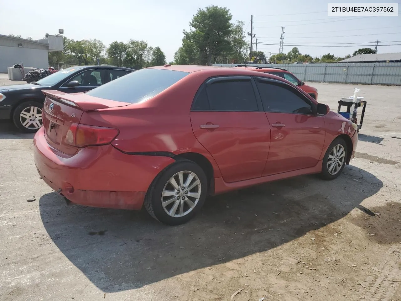 2010 Toyota Corolla Base VIN: 2T1BU4EE7AC397562 Lot: 70661214